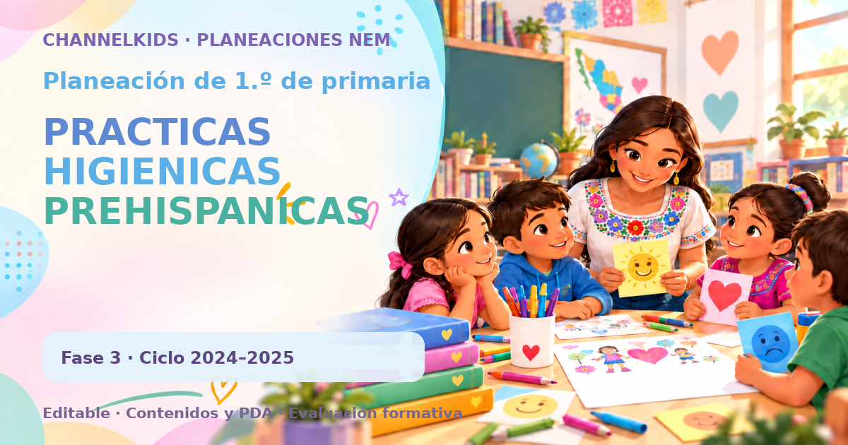 Planeación de primer grado: PRACTICAS HIGIENICAS PREHISPANICAS