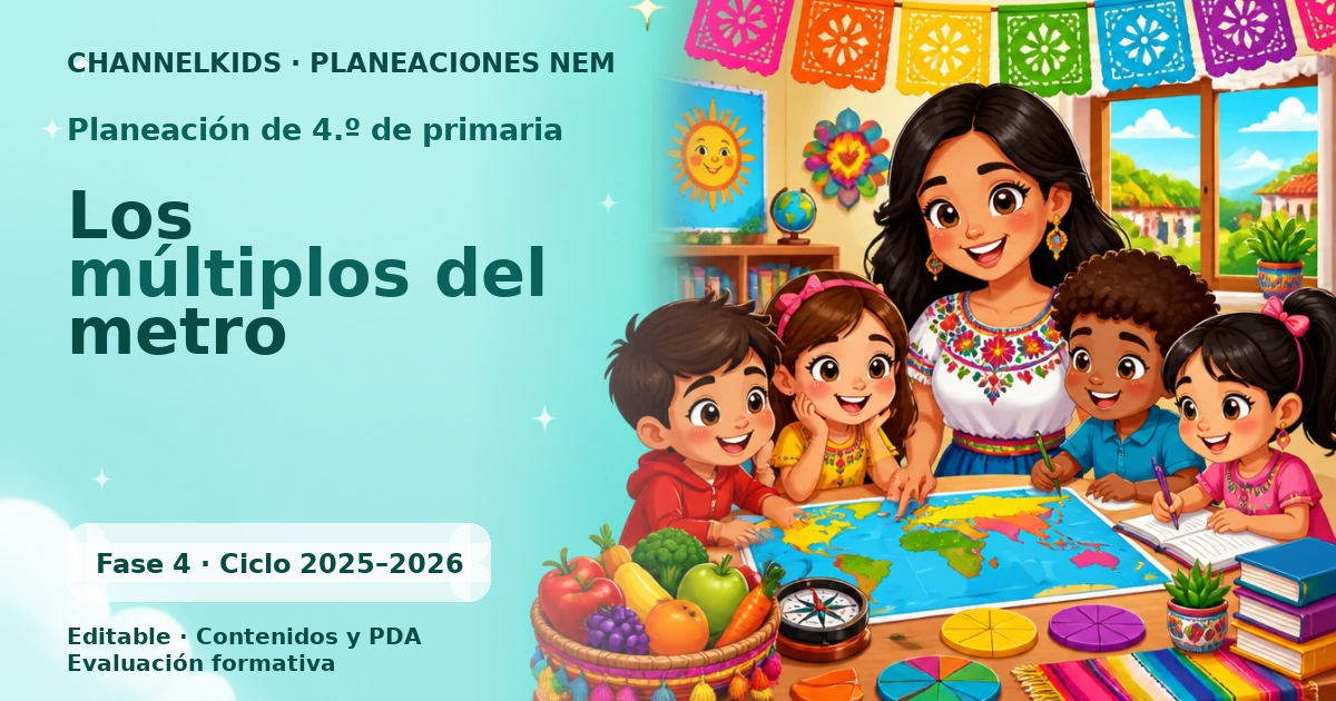 Proyecto Dáctico de los múltiplos del metro para cuarto grado en junio: actividades quincenales y recursos educativos