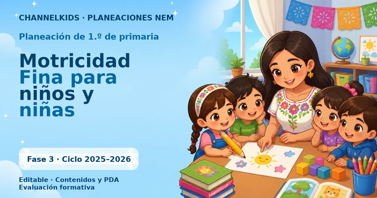 Proyecto Motricidad Fina para Primer Grado en Marzo: Actividades Semanales para Niños y Niñas