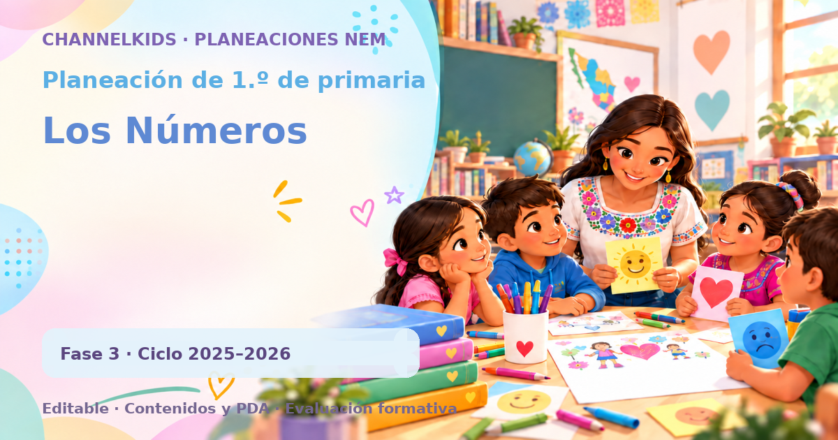 Planeación de primer grado: Los Números