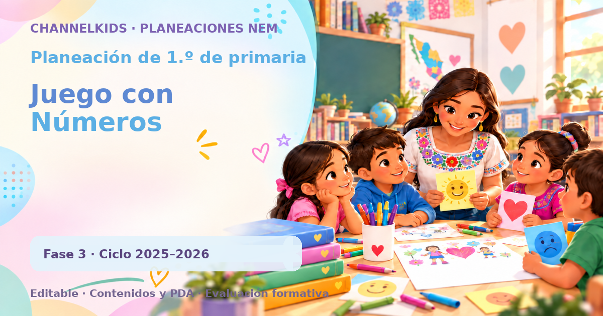 Planeación de primer grado: Juego con Números