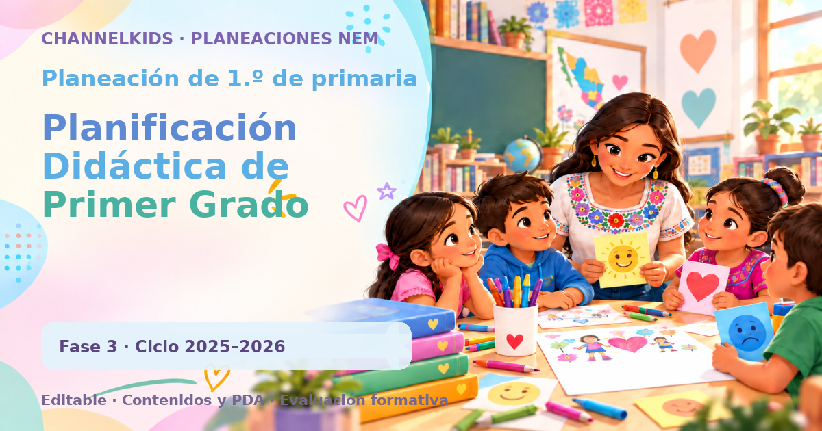 Planeación de primer grado: Planificación Didáctica de Primer Grado