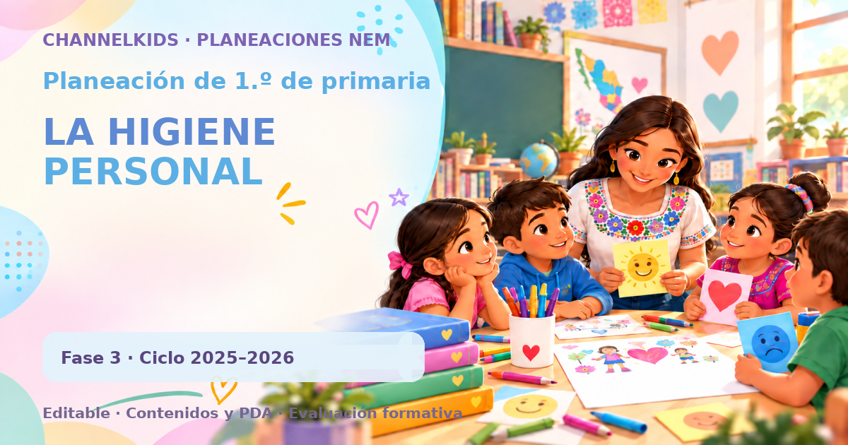 Planeación de primer grado: LA HIGIENE PERSONAL