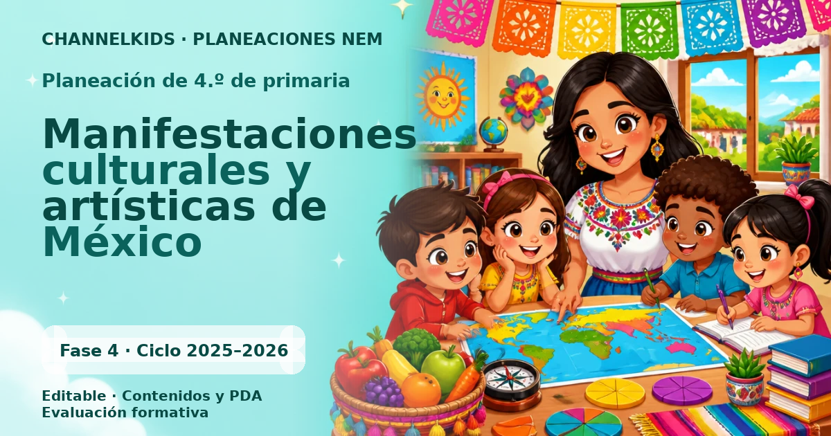 Proyecto Planeación didáctica para Cuarto Grado: Manifestaciones culturales y artísticas de México en mayo