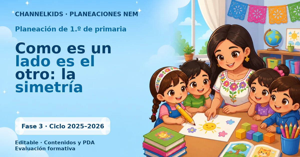 Proyecto Planeación Didáctica para Primer Grado: Aprendiendo sobre Simetría en Mayo (Quincenal)