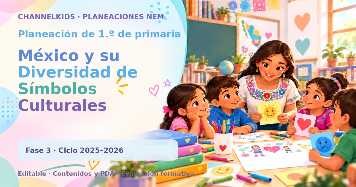 Planeación de primer grado: México y su Diversidad de Símbolos Culturales