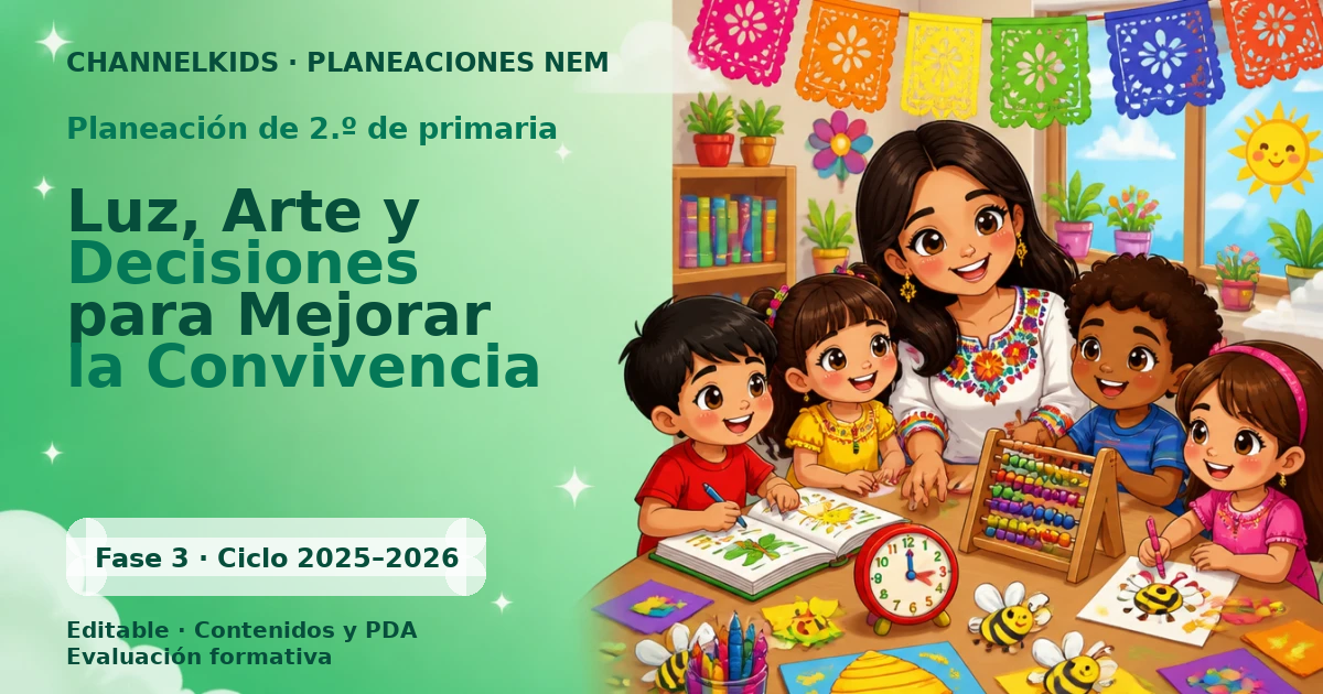 Proyecto Planeación Didáctica para Segundo Grado en Junio: Luz, Arte y Decisiones para Mejorar la Convivencia