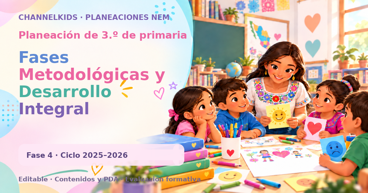 Planeación de tercer grado: Fases Metodológicas y Desarrollo Integral