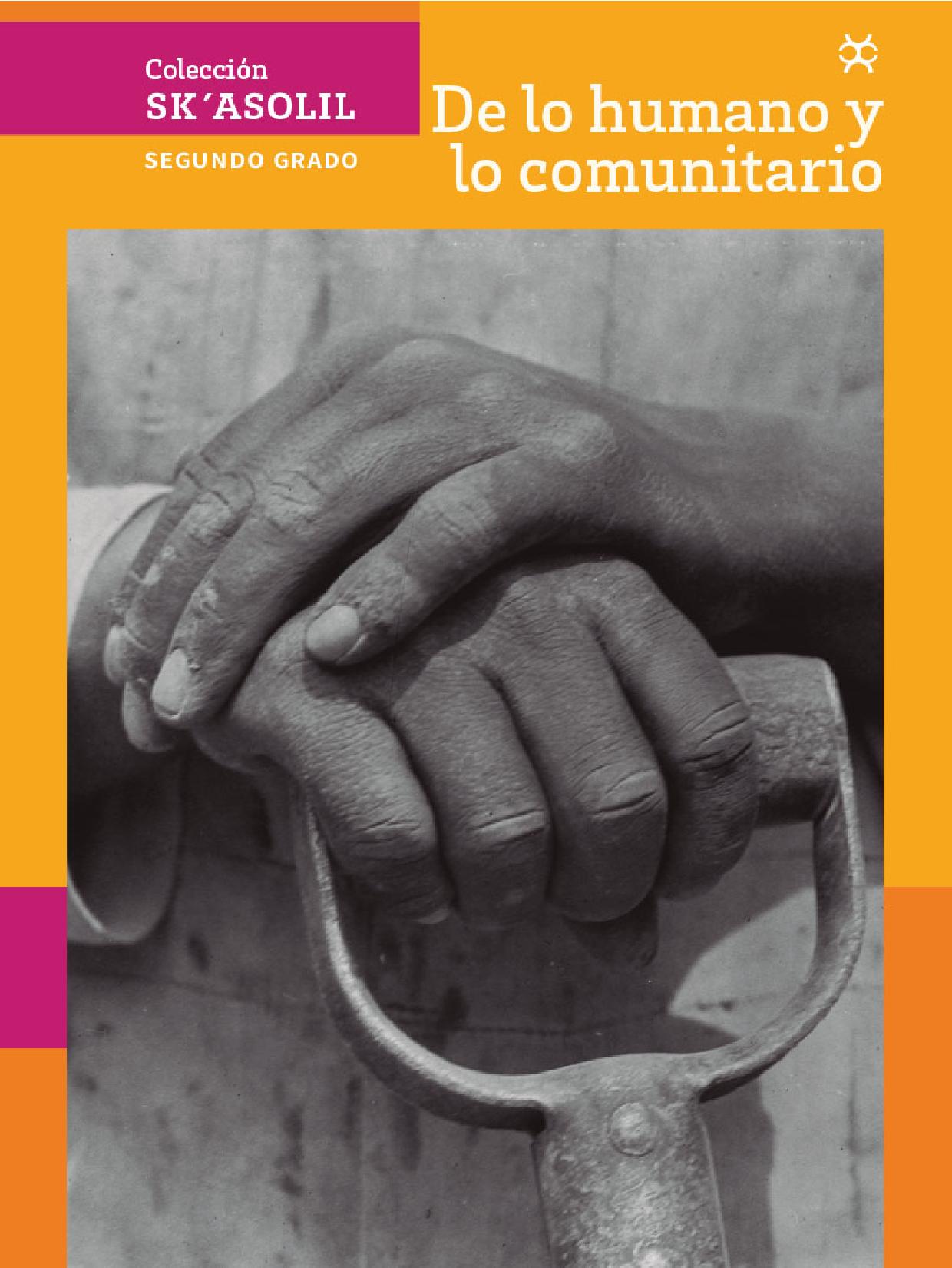 Portada de De lo humano y lo comunitario