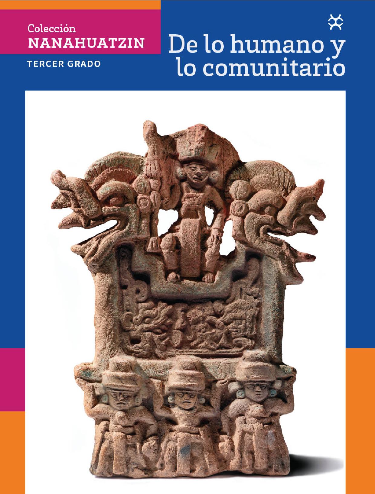 Portada de De lo humano y lo comunitario