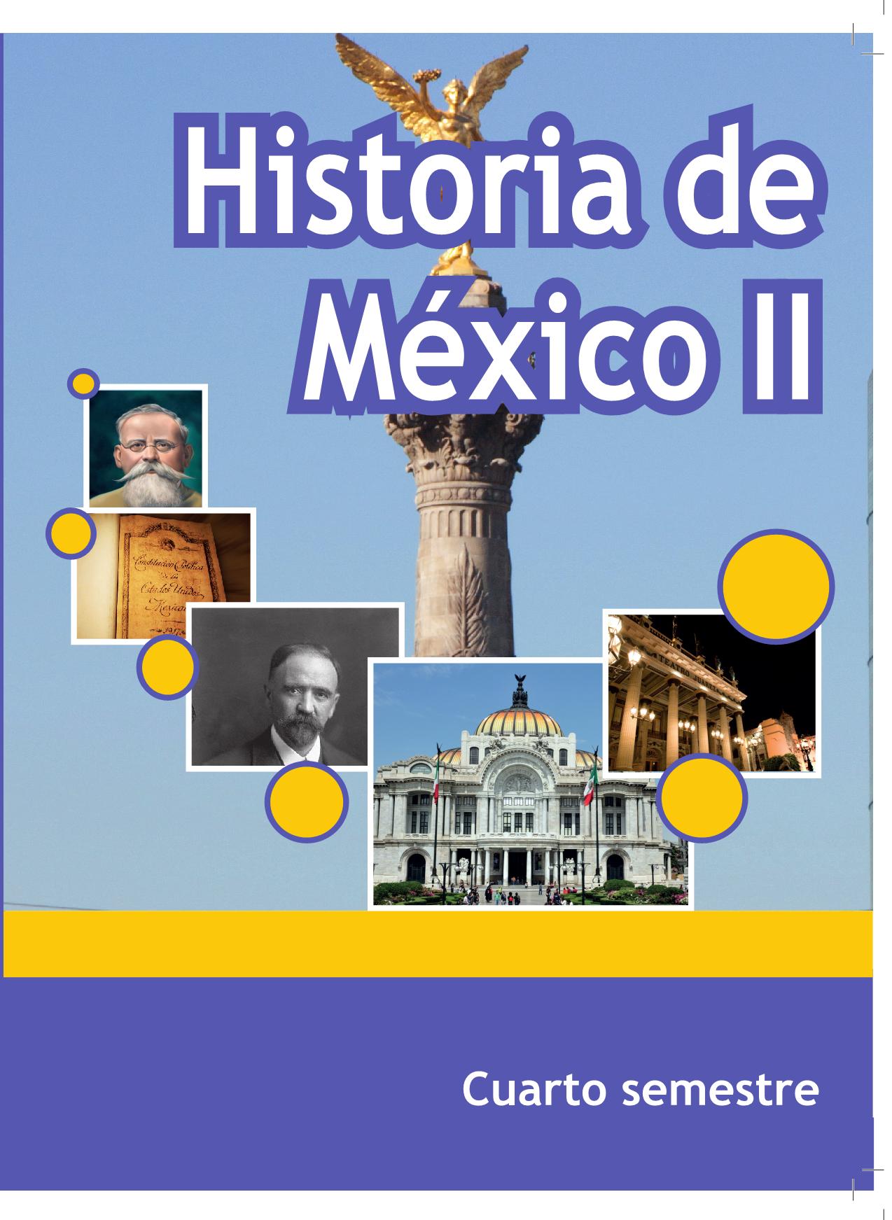 Portada de Historia de México II