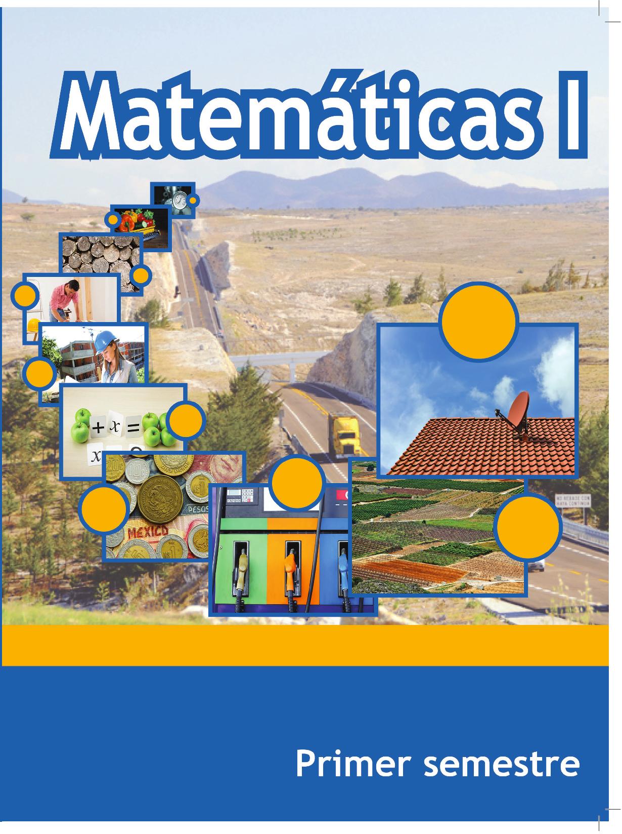 Portada de Matemáticas I