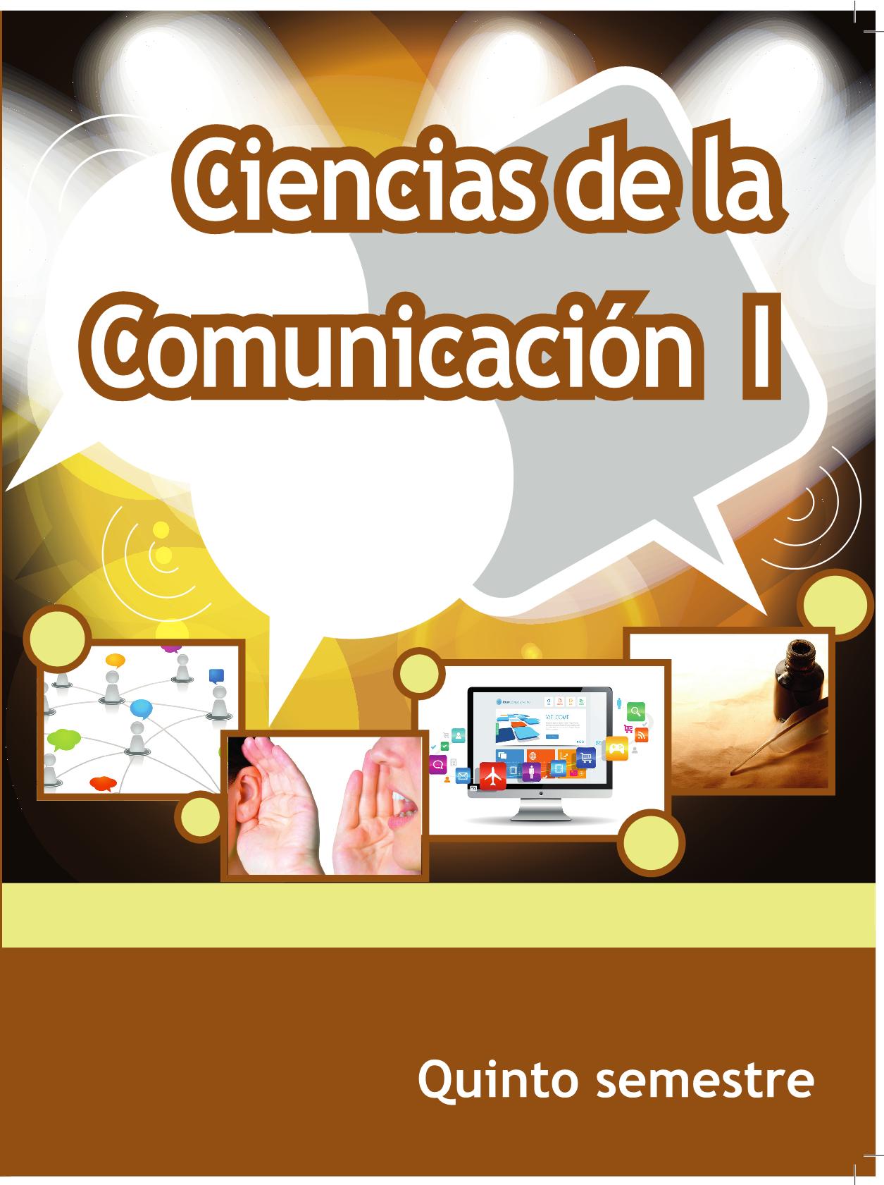Portada de Ciencias de la Comunicación I