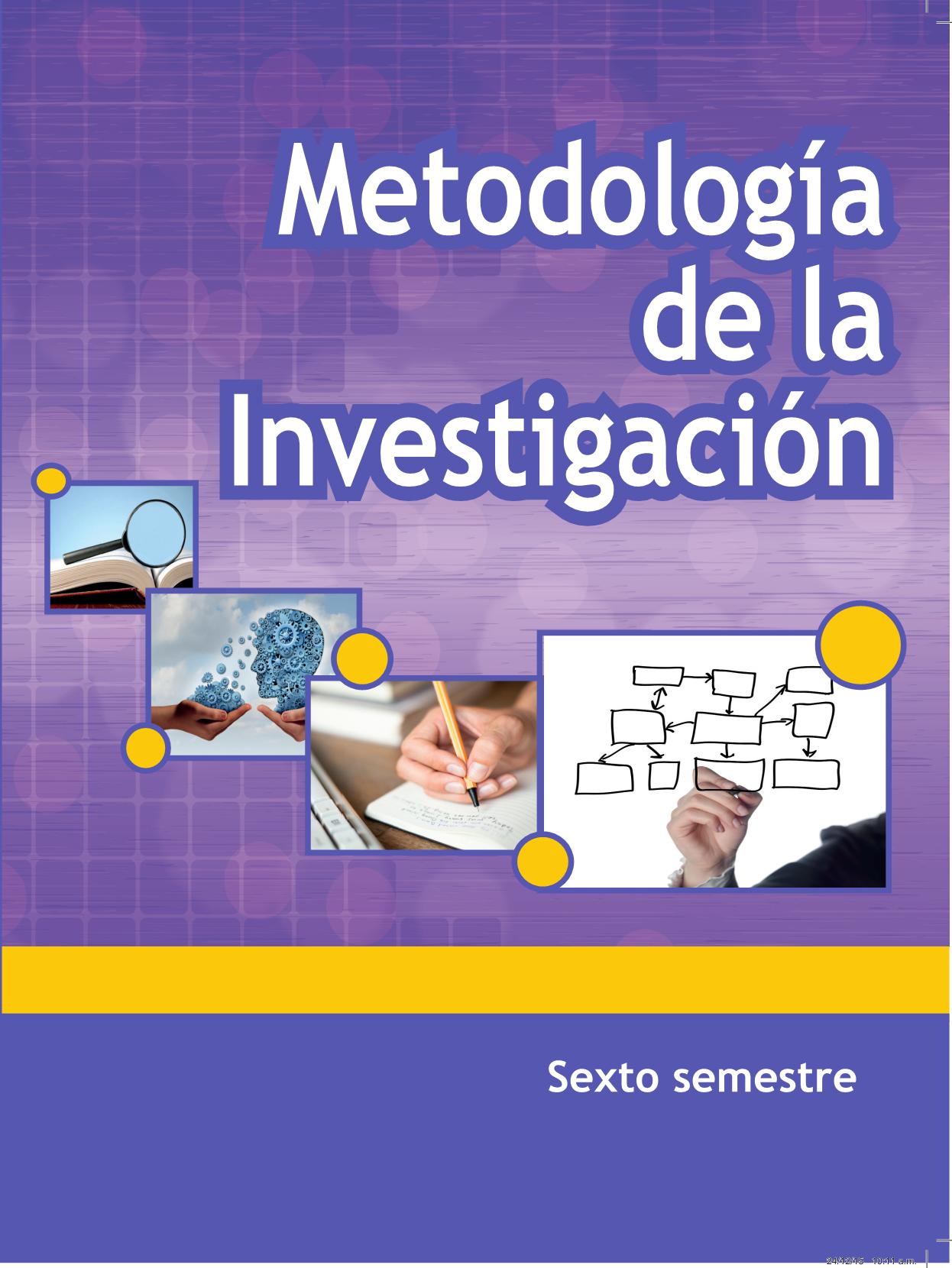 Portada de Metodología de la Investigación (6to Sem)