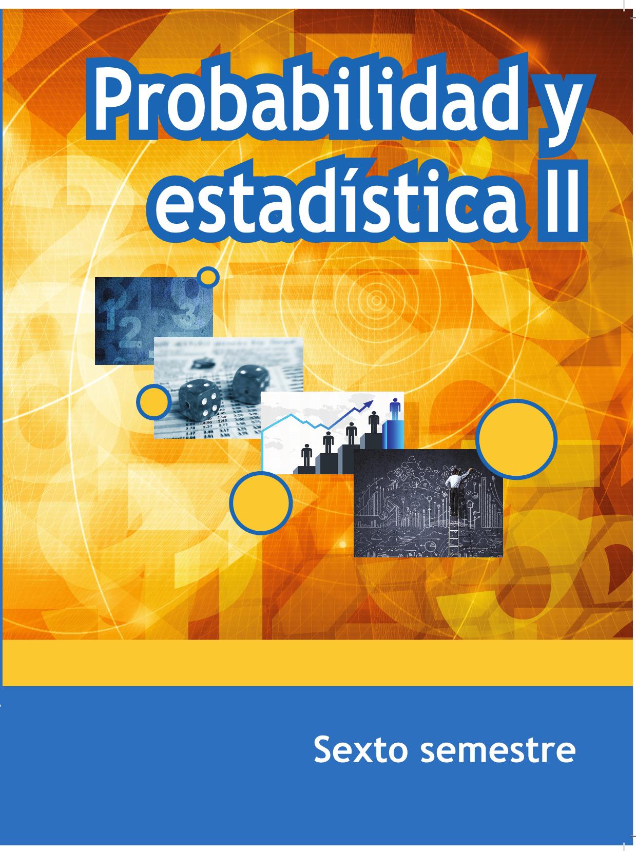 Portada de Probabilidad y Estadística II