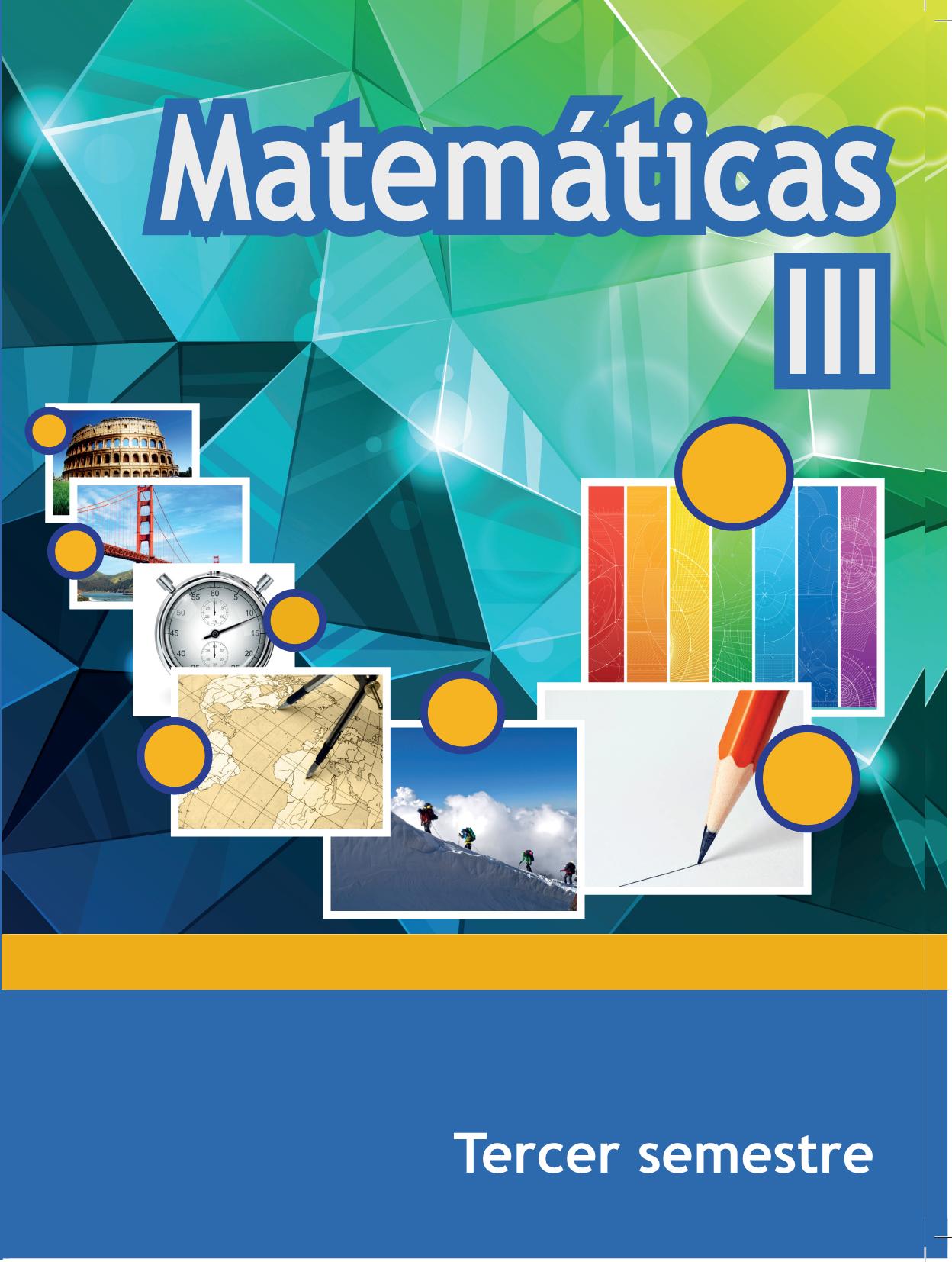 Portada de Matemáticas III