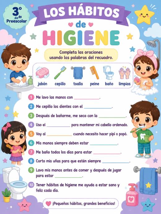 Los habitos de higiene