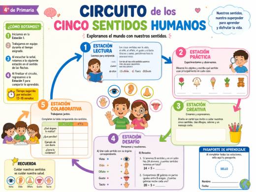 Circuito de los Cinco Sentidos Humanos