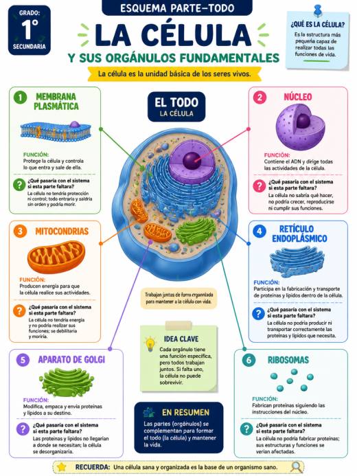 La Célula y sus Orgánulos Fundamentales