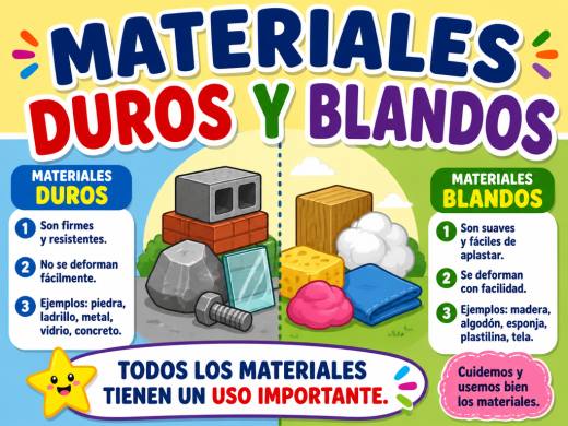 Materiales duros y blandos
