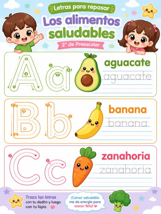 Los alimentos saludables