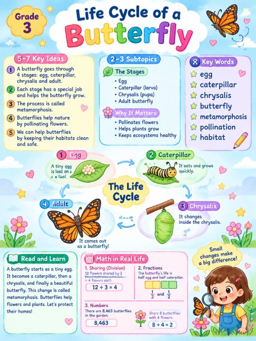Life Cycle of a Butterfly