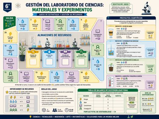 Gestión del Laboratorio de Ciencias: Materiales y Experimentos