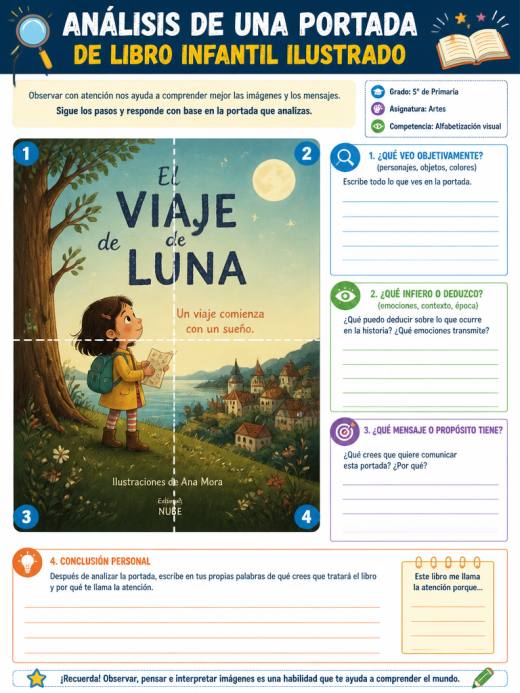 Análisis de una Portada de Libro Infantil Ilustrado