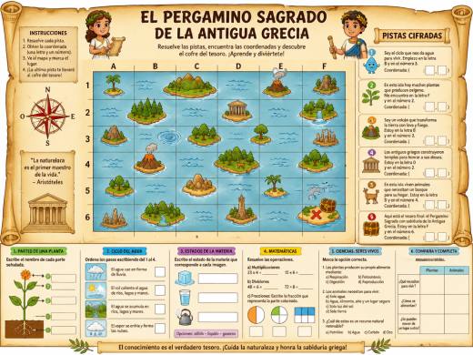 El Pergamino Sagrado de la Antigua Grecia