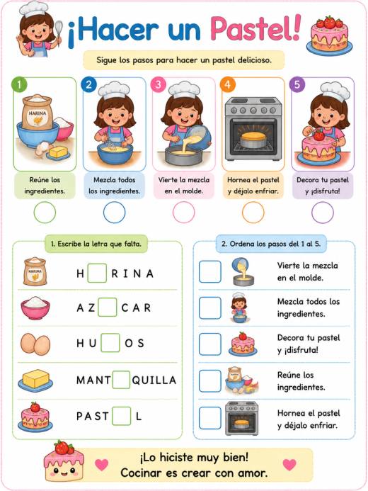 Hacer un Pastel