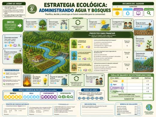 Estrategia Ecológica: Administrando Agua y Bosques
