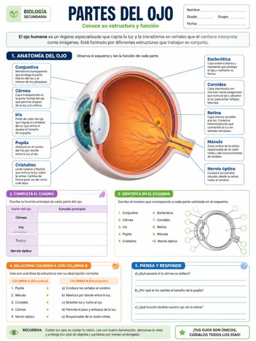 Partes del Ojo