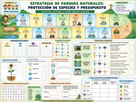 Estrategia de Parques Naturales: Protección de Especies y Presupuesto