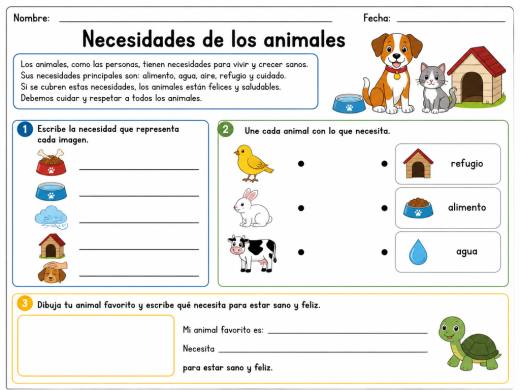 Necesidades de los animales