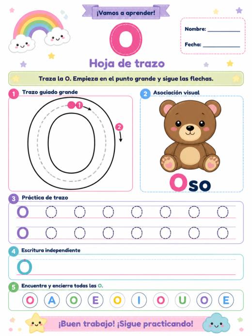 Letra O
