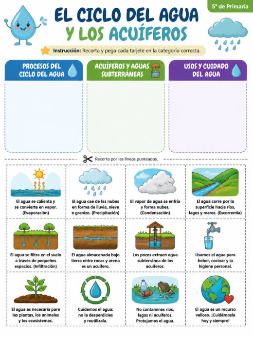 El Ciclo del Agua y los Acuíferos