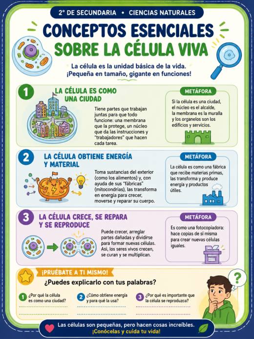 Conceptos Esenciales sobre la Célula Viva