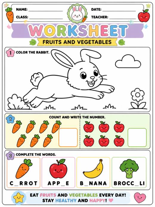 Fruits and Vegetables