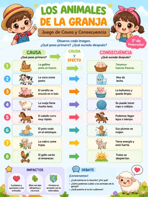 Los animales de la granja