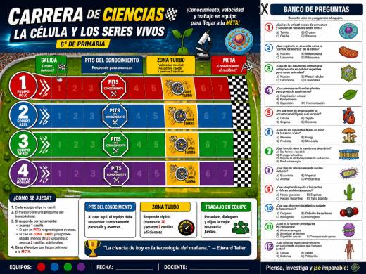 Carrera de Ciencias: La Célula y los Seres Vivos