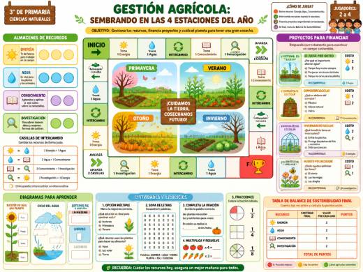 Gestión Agrícola: Sembrando en las 4 Estaciones del Año