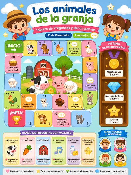 Los animales de la granja