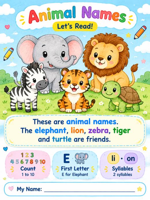 Reading Card