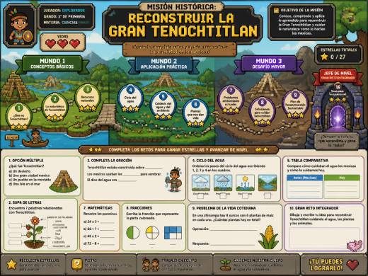 Misión Histórica: Reconstruir la Gran Tenochtitlan