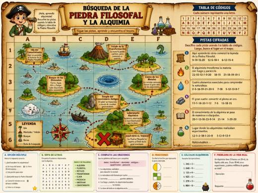 Búsqueda de la Piedra Filosofal y la Alquimia