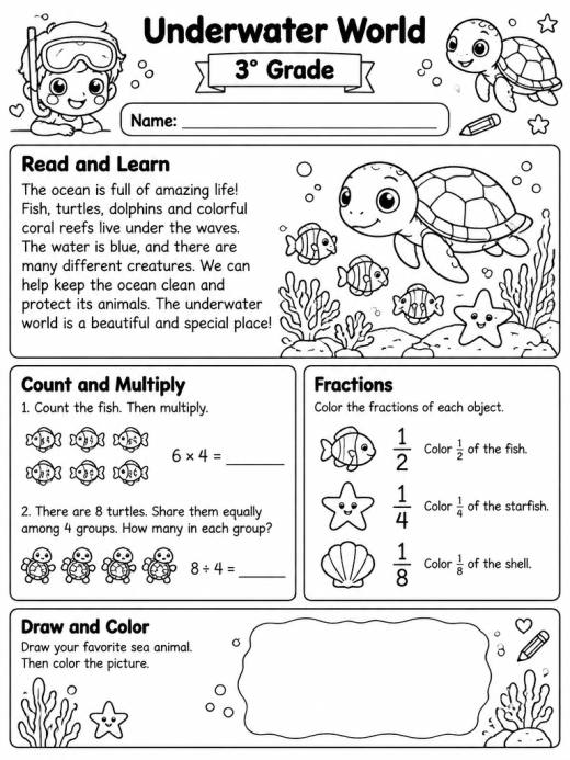 Coloring Poster