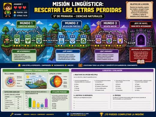 Misión Lingüística: Rescatar las Letras Perdidas