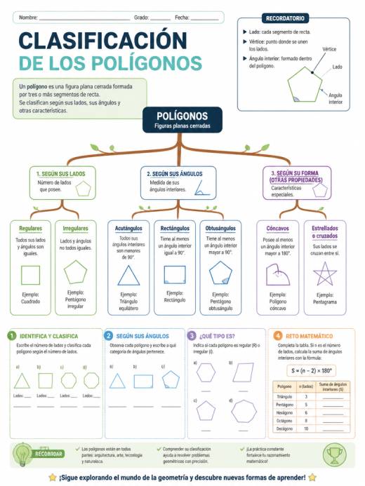 Clasificación de los Polígonos