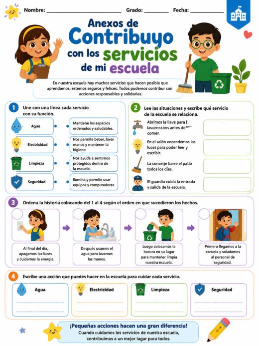 Anexos de Contribuyo con los servicios de mi escuela (Primaria)