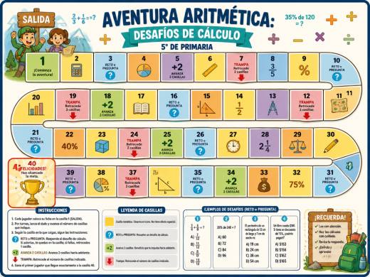 Aventura Aritmética: Desafíos de Cálculo